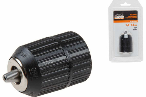 Патрон быстрозажимной 13 мм, 1/2" Gepard GP0820-01