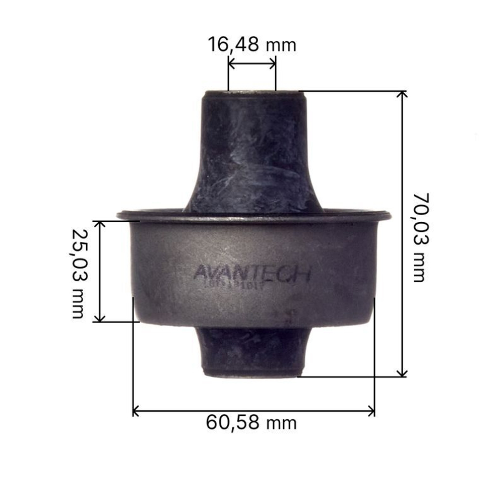 Сайлентблок переднего нижнего рычага задний Avantech ASB1602