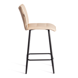 Полубарный стул  Bari/Бари экокожа , бежевый, 42х55х99 см