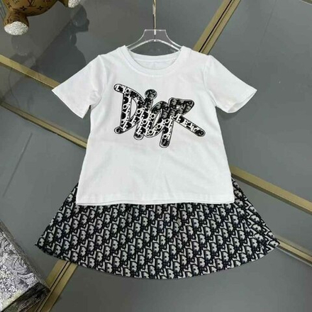 Детская футболка и юбочка Dior для девочки