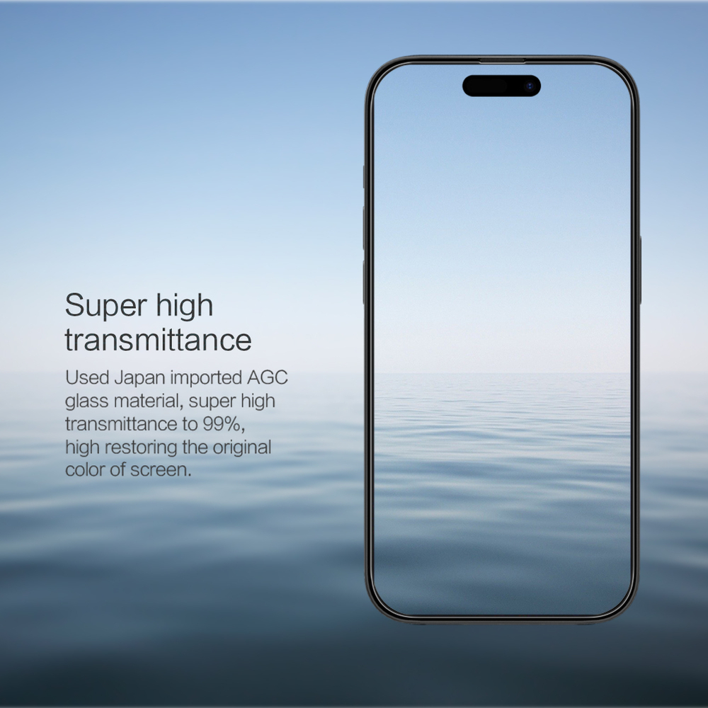 Защитное стекло с прозрачными рамками от Nillkin для iPhone 14 Pro Max, серия H Anti-Explosion Glass Screen Protector