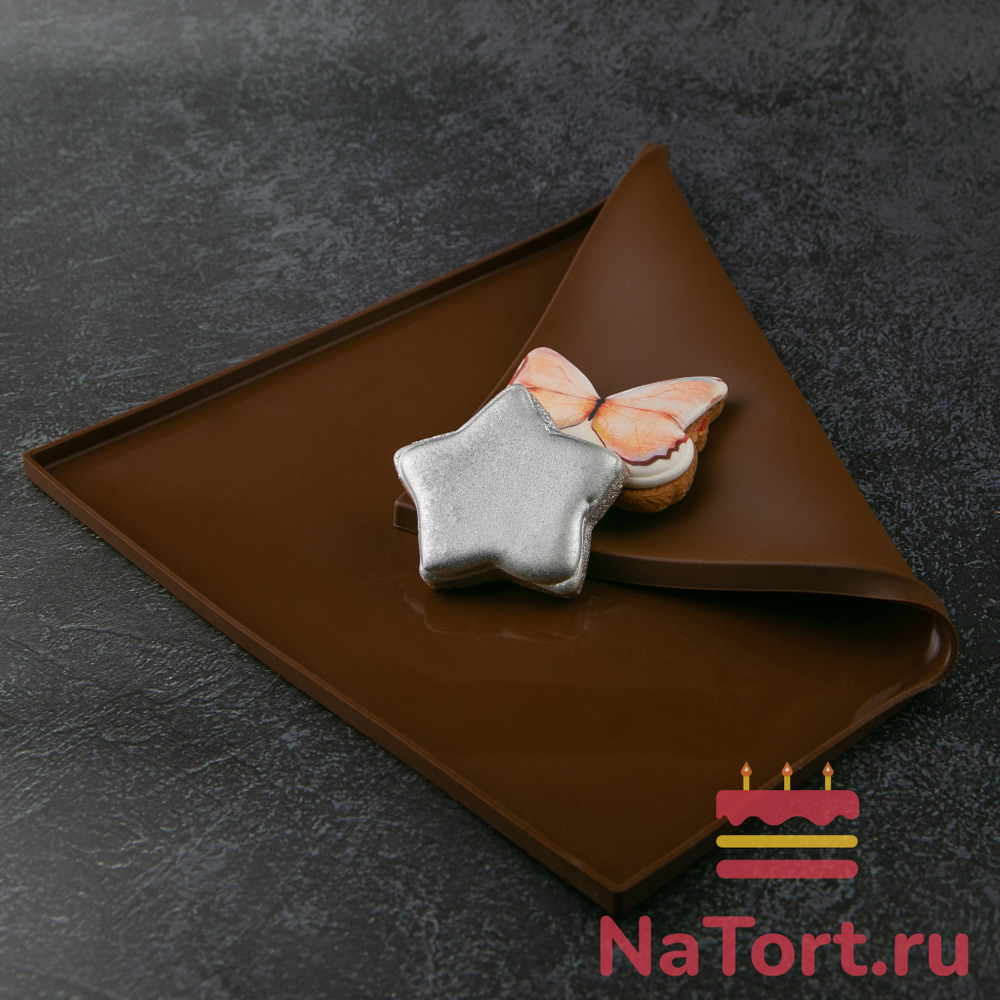 Коврик силиконовый для выпечки рулета с бортиками