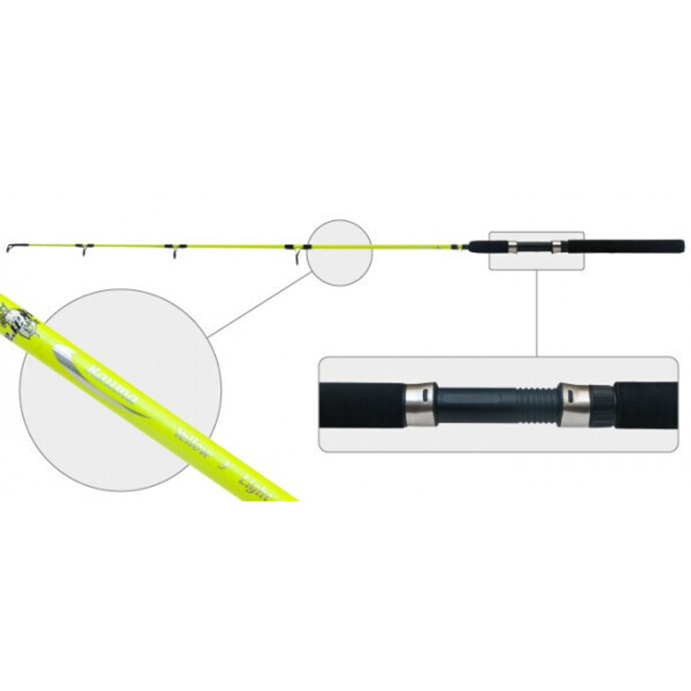 Удочка Бортовая Takara Rauma Yellow 3 Light 90см 28-140г вес80г