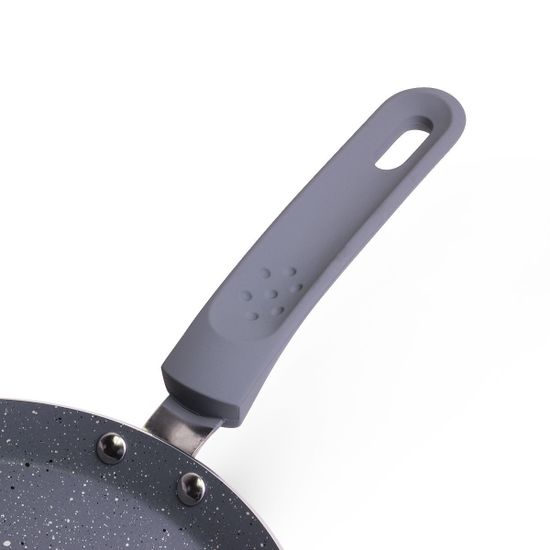 Сковорода блинная 22 см. из алюминия Kamille KM-4205GR (индукция) с мраморным покрытием