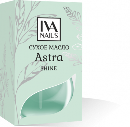 Сухое масло IVA nails Astra с шиммером 12 ml