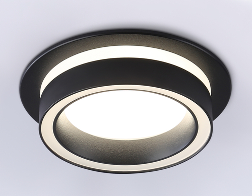 Светильник встраиваемый TN5241 BK черный GX53 D110*42