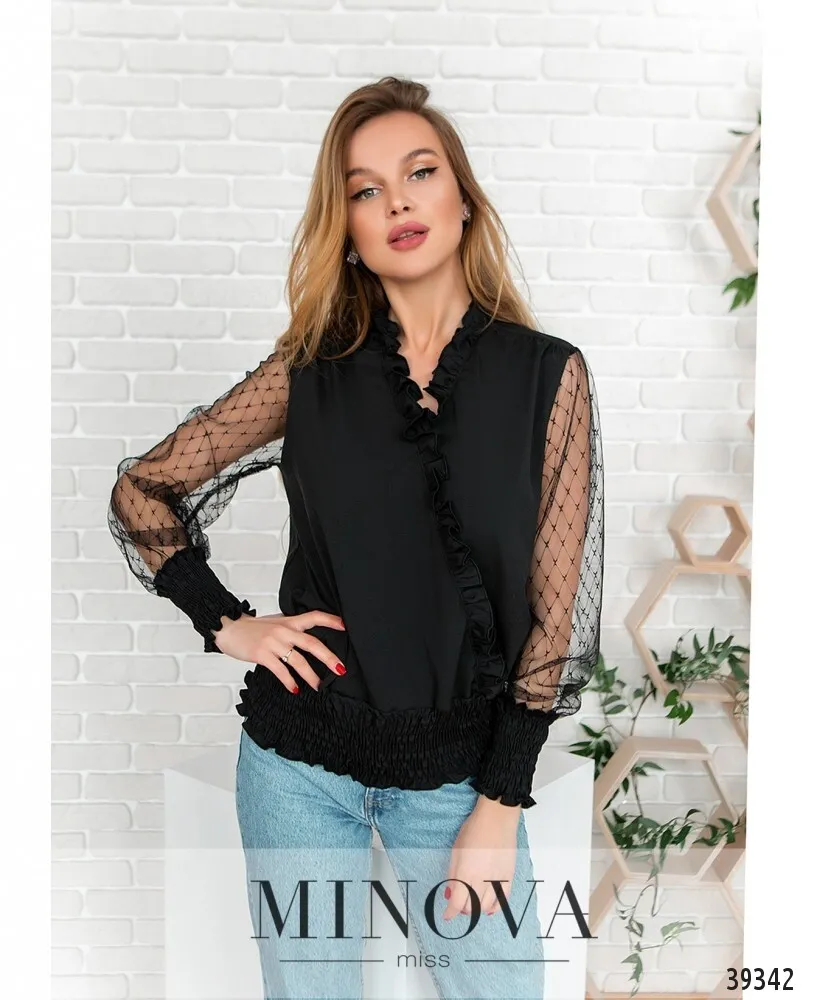 Рубашка 4118-чёрный Minova