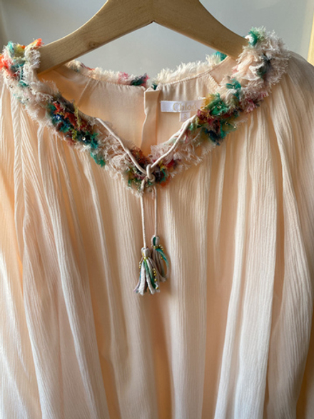 Шелковая блузка Chloe, 128