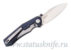 Нож Zero Tolerance ZT 0850 Blue CF № 0005 Sinkevich / Rexfordфотография - 4