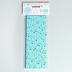 Трубочки для коктейля в асс., набор 12 шт.