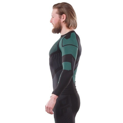 Термофутболка Dragonfly 3DTHERMO GREEN с длинным рукавом