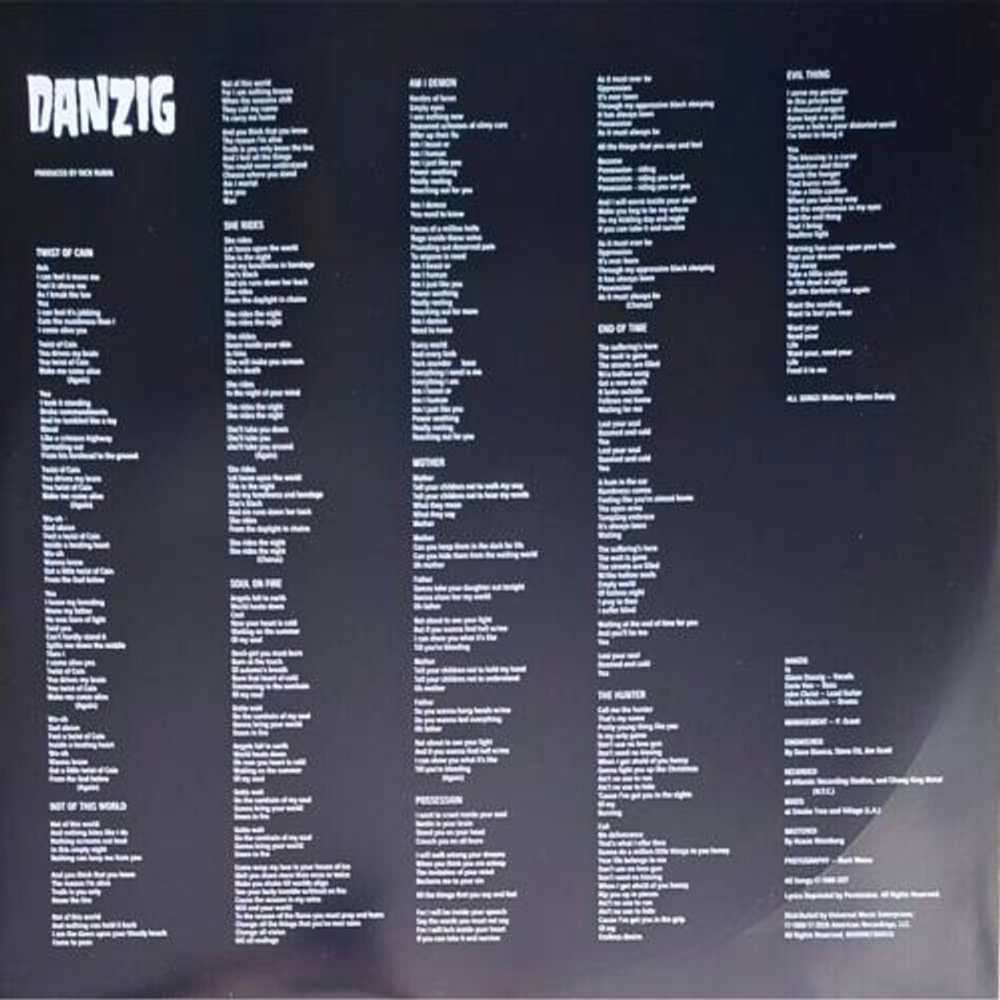 Danzig / Danzig (Coloured Vinyl)(LP)