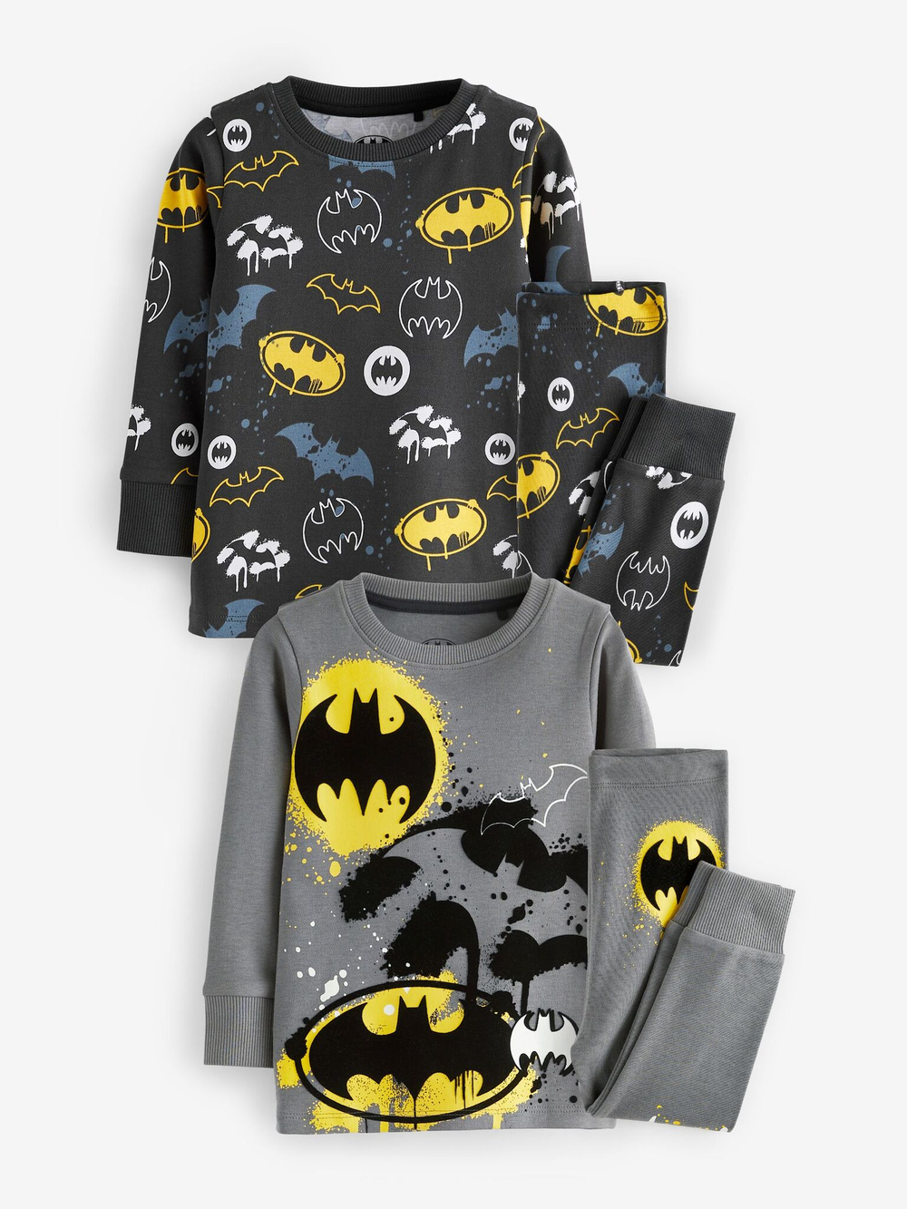 Пижама для мальчика Next 335-280, 2 шт., Серый