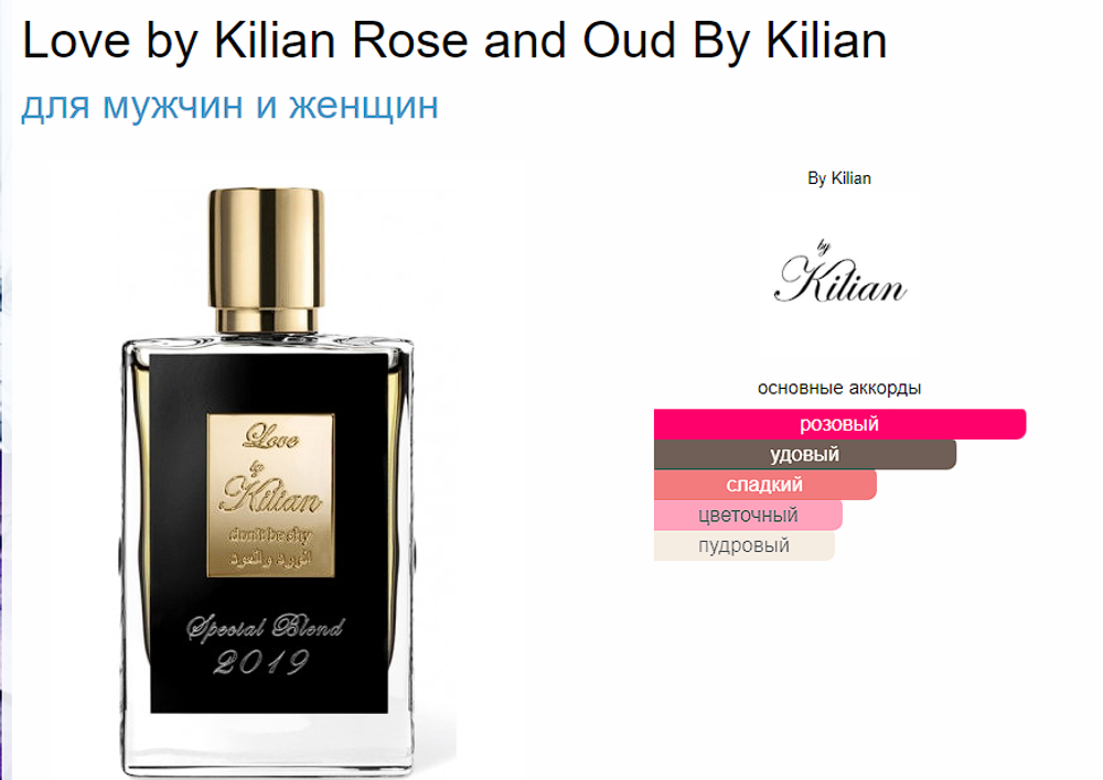 By Kilian Love Don't Be Shy Rose and Oud Special Blend