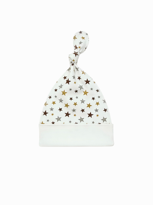 Шапочка-узелок Звездочки mix
