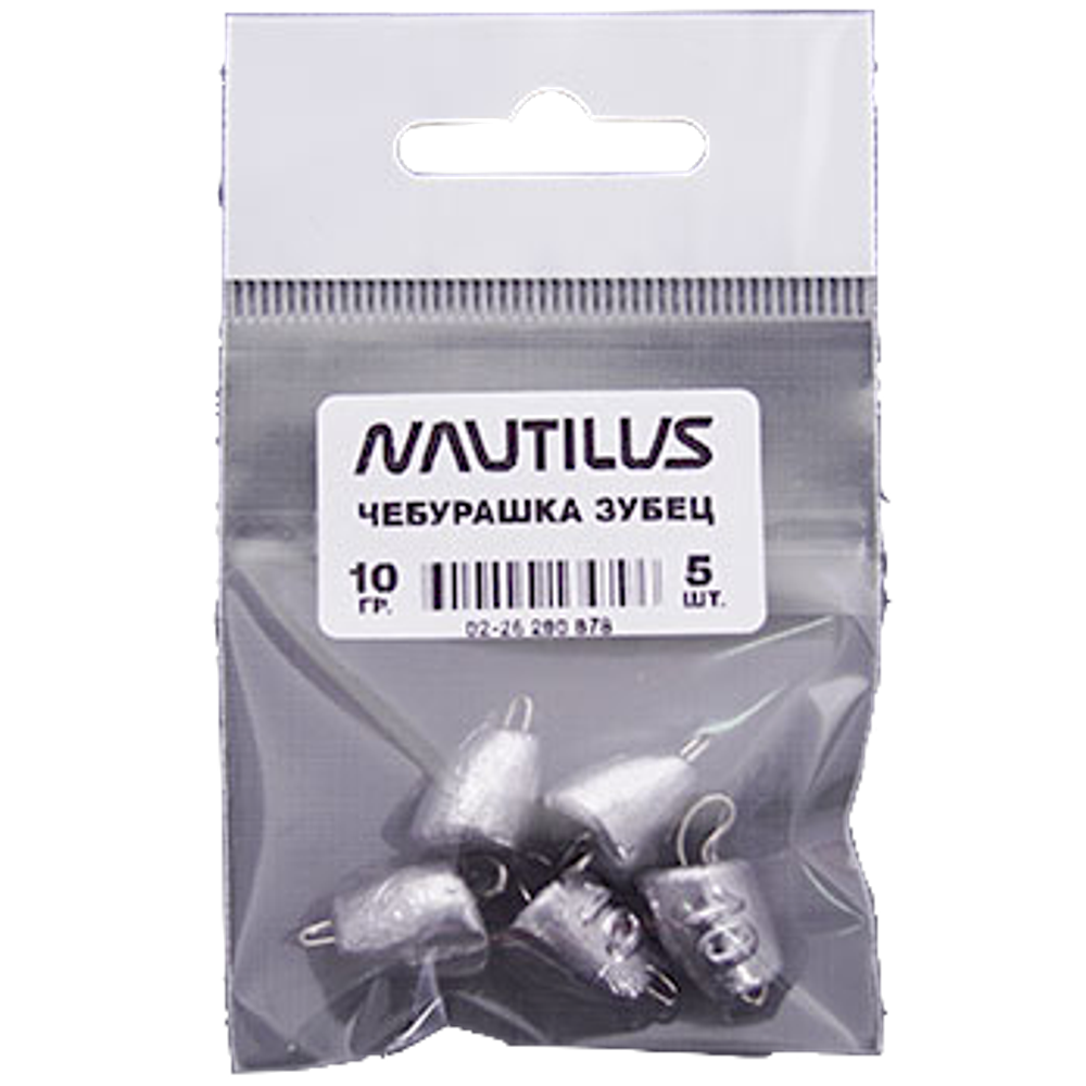 Груз Разборный Чебурашка Сапог Nautilus 48г 3шт (Зубец) 02-26290893