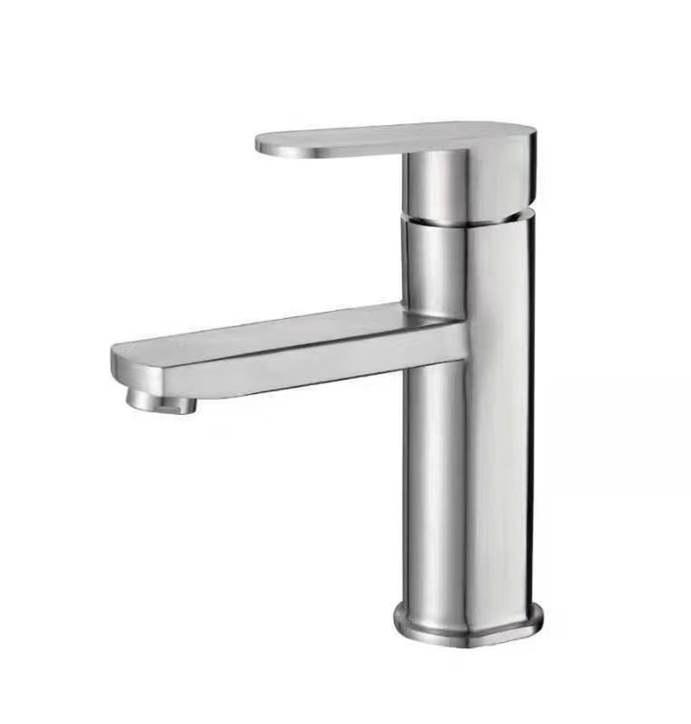 383511 Смеситель од. для раковины (НЕРЖ,САТИН) ViEiR (10/1шт)