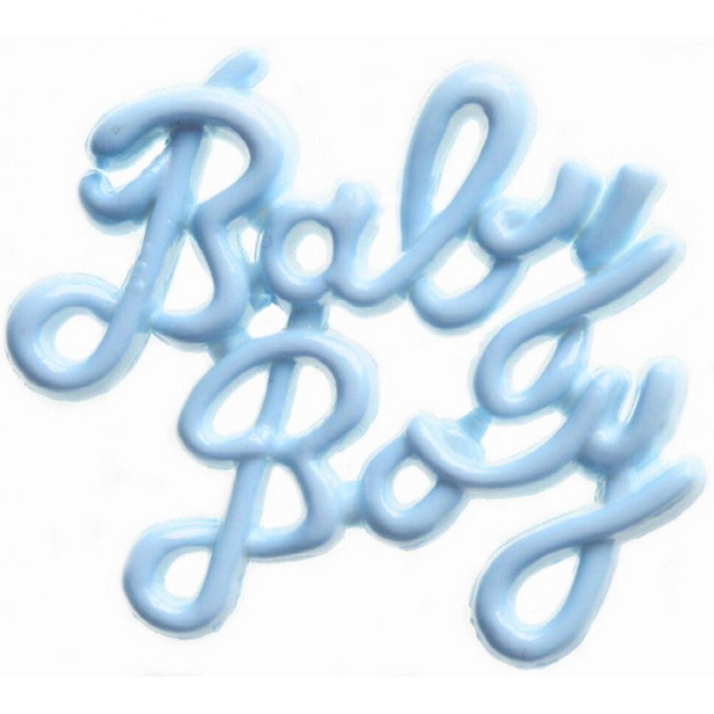 Пуговицы Hemline "Novelty", пластик baby boy , цвет голубой (10216100/100913/009002