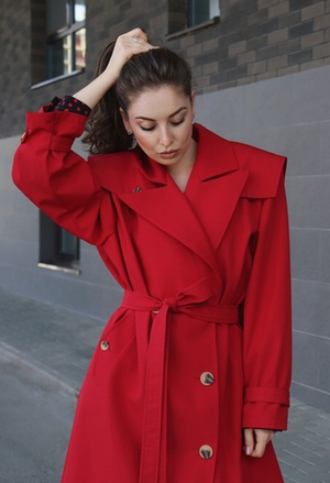 Тренч с мужского плеча