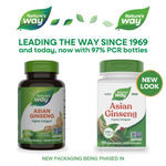 Nature's Way, азиатский женьшень, 100 веганских капсул (560 мг в 1 капсуле)