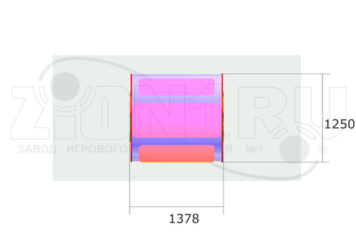 Детский столик с навесом «Грибник»