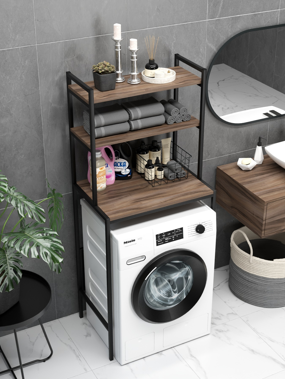 Стеллаж для ванной и стиральной машины UNDA