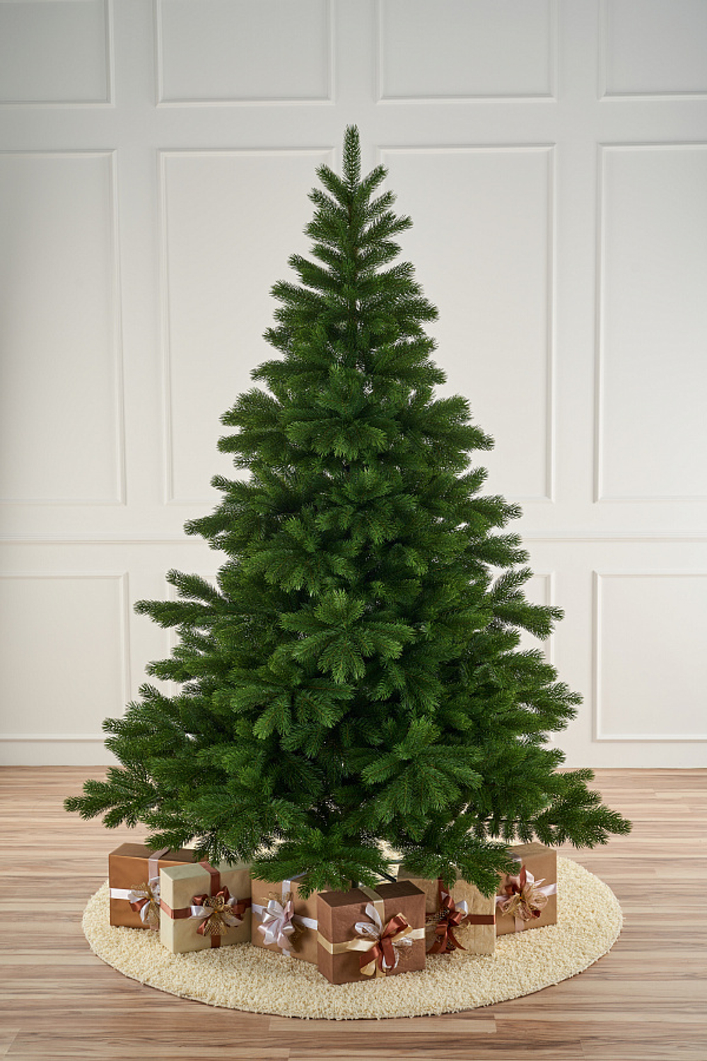 Ель искусственная Монблан зеленая 3,0 м подставка металл 100% Литые веточки МаксКристмас