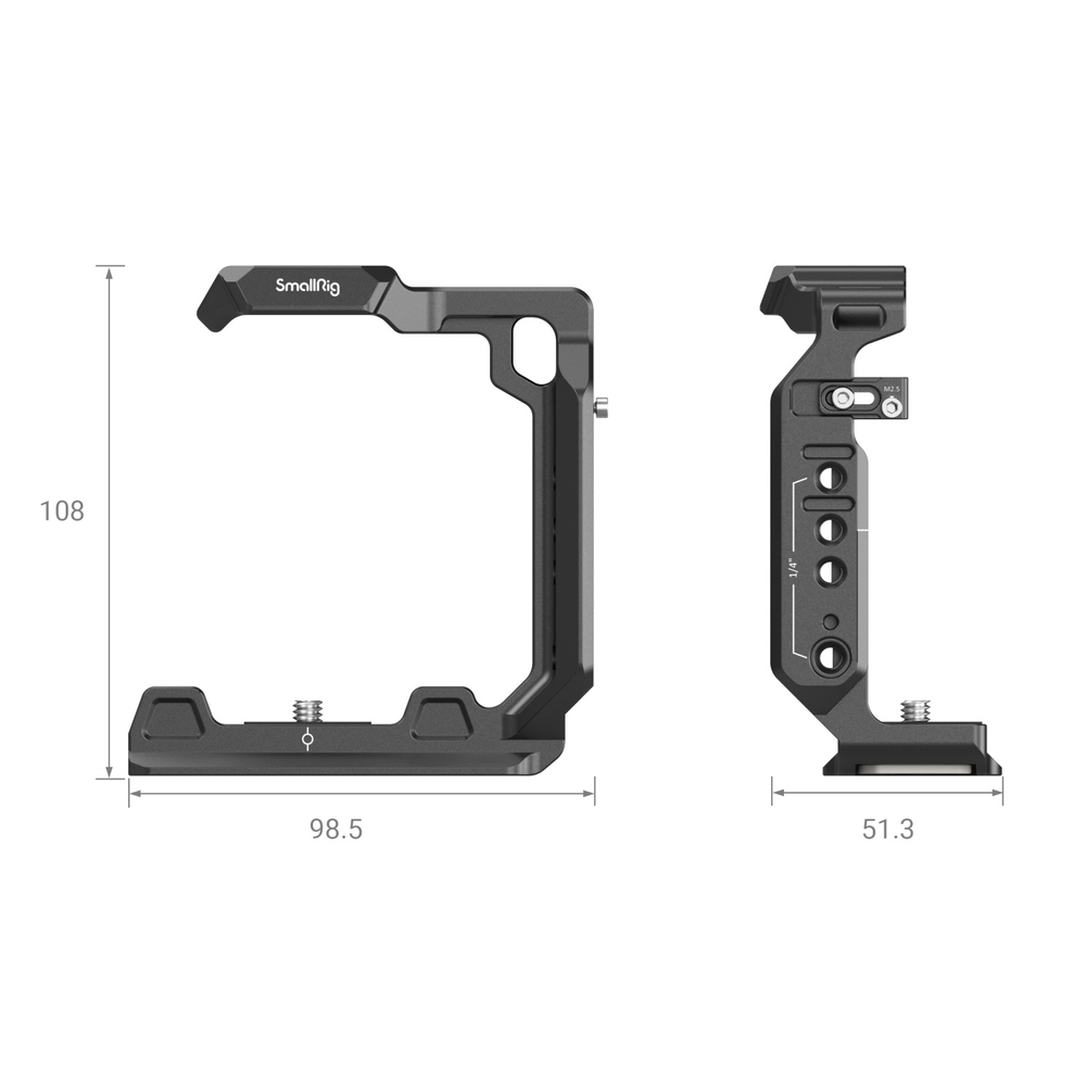 Клетка для цифровых камер Half Cage for Sony A7IV/A7SIII/A1/A7RIV аналог SmallRig