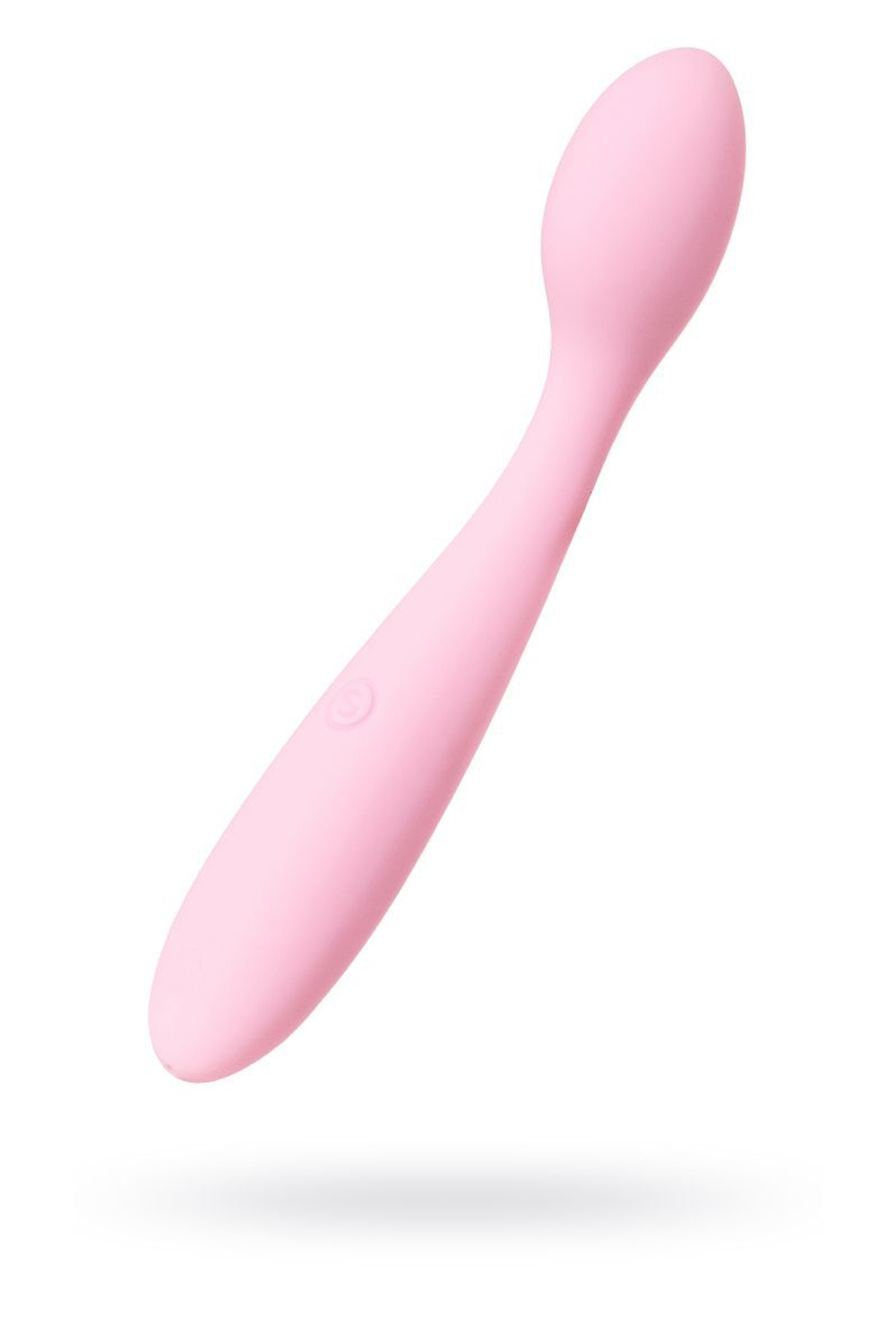Нежно-розовый клиторальный вибратор Keri - 17 см.