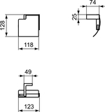 Держатель для туалетной бумаги с крышкой Ideal Standard CONCA T4496AA