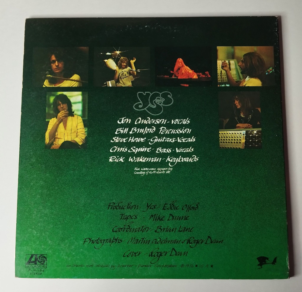 Винтажная виниловая пластинка LP Yes Close To The Edge (Japan 1976) (No Obi) I Get Up I Get Down