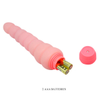 Гнущийся вибратор 19см с хребтом Baile BW-007102G