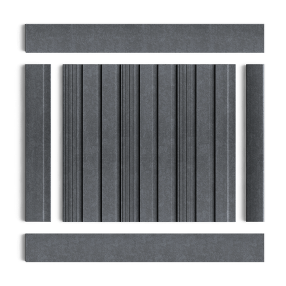 Стеновая панель HiWood декорированная, 270x12 см