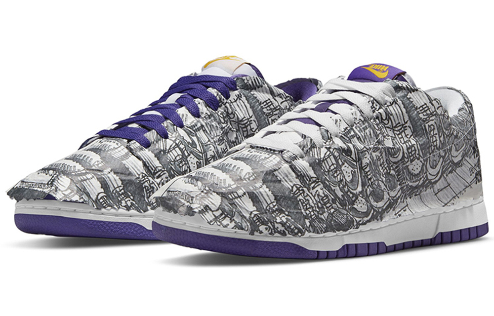 Кроссовки Nike Dunk Low "Flip The Old School" (Женская размерная сетка)