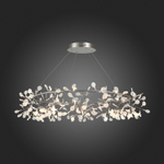 SL379.103.216 Люстра подвесная ST-Luce Серебристый/Белый LED 216*0,5W 3500K RAFINA