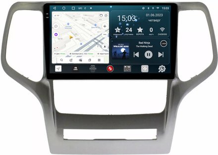 Магнитола для Jeep Grand Cherokee 2010-2013 - RedPower 318 Android 10, QLED+2K, ТОП процессор, 6Гб+128Гб, CarPlay, SIM-слот