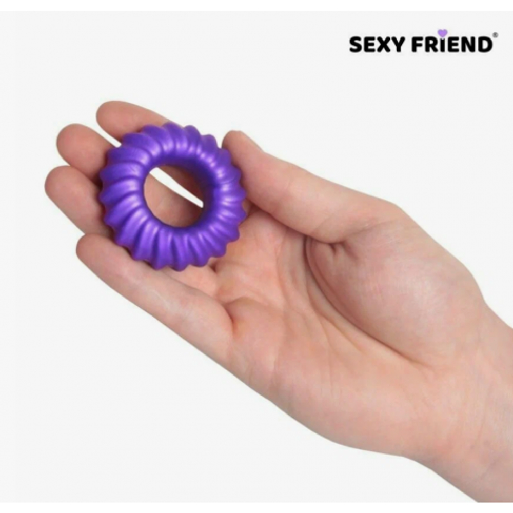 Эрекционное кольцо Love play от Sexy friend (25 мм.) фиолетовое