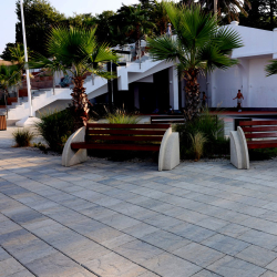 Тротуарная плитка АНТАРА, комплект из 6 видов плит Искусственный камень Базальт