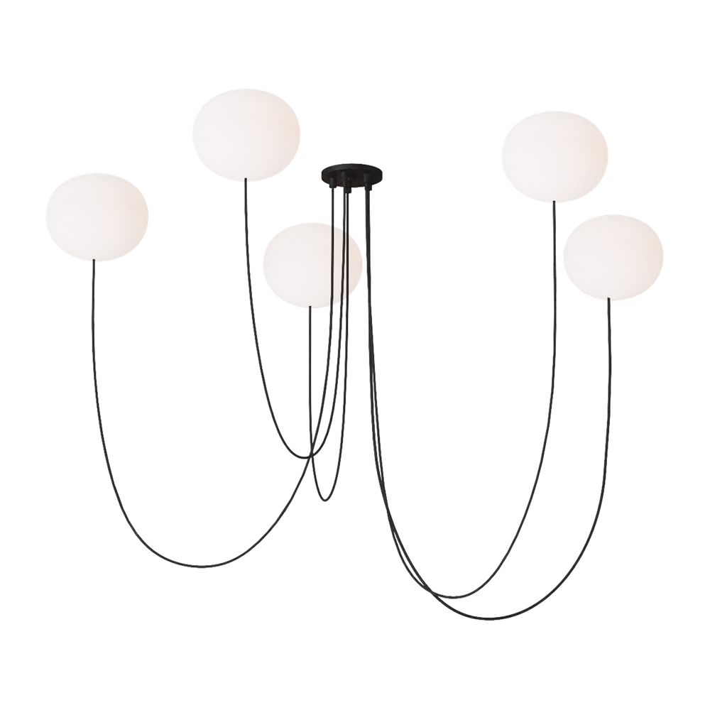 Люстра Visual Comfort Helium Medium 5 Light Chandelier