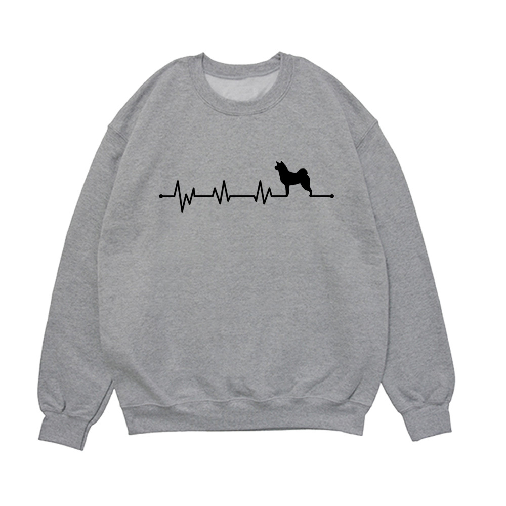 Свитшот "Акита - сердечный ритм"