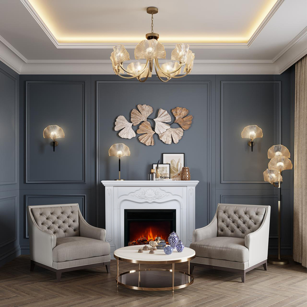 Каминокомплект Real Flame Victoria 26 WT с очагом Moonblaze Deluxe Black