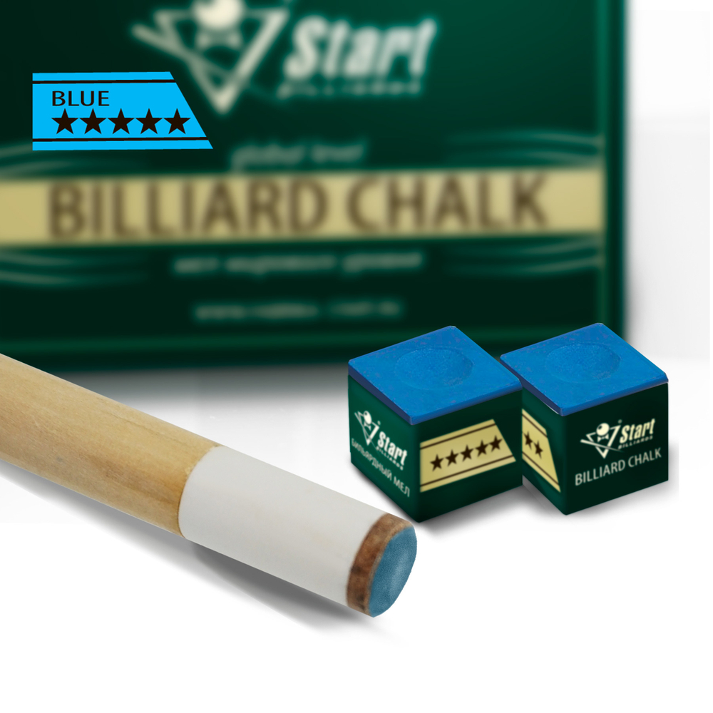 Мел Startbilliards 5 звезд синий (144шт)