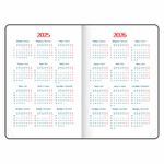 Ежедневник датированный 2025 А5 148х218 мм GALANT "Ritter", под кожу, черный, 115716