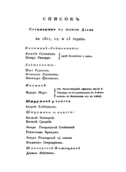 Записки флота капитана Головнина о приключениях его в плену у японцев в 1811, 1812 и 1813 годах. Часть 1 | В. Головнин