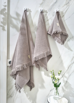 Полотенце 70x140 Luxberry Iris шоколадное