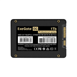 Exegate SSD 2.5" 1Tb ExeGate NextPro+ UV500TS1TB (SATA-III, 3D TLC) [EX295277RUS]