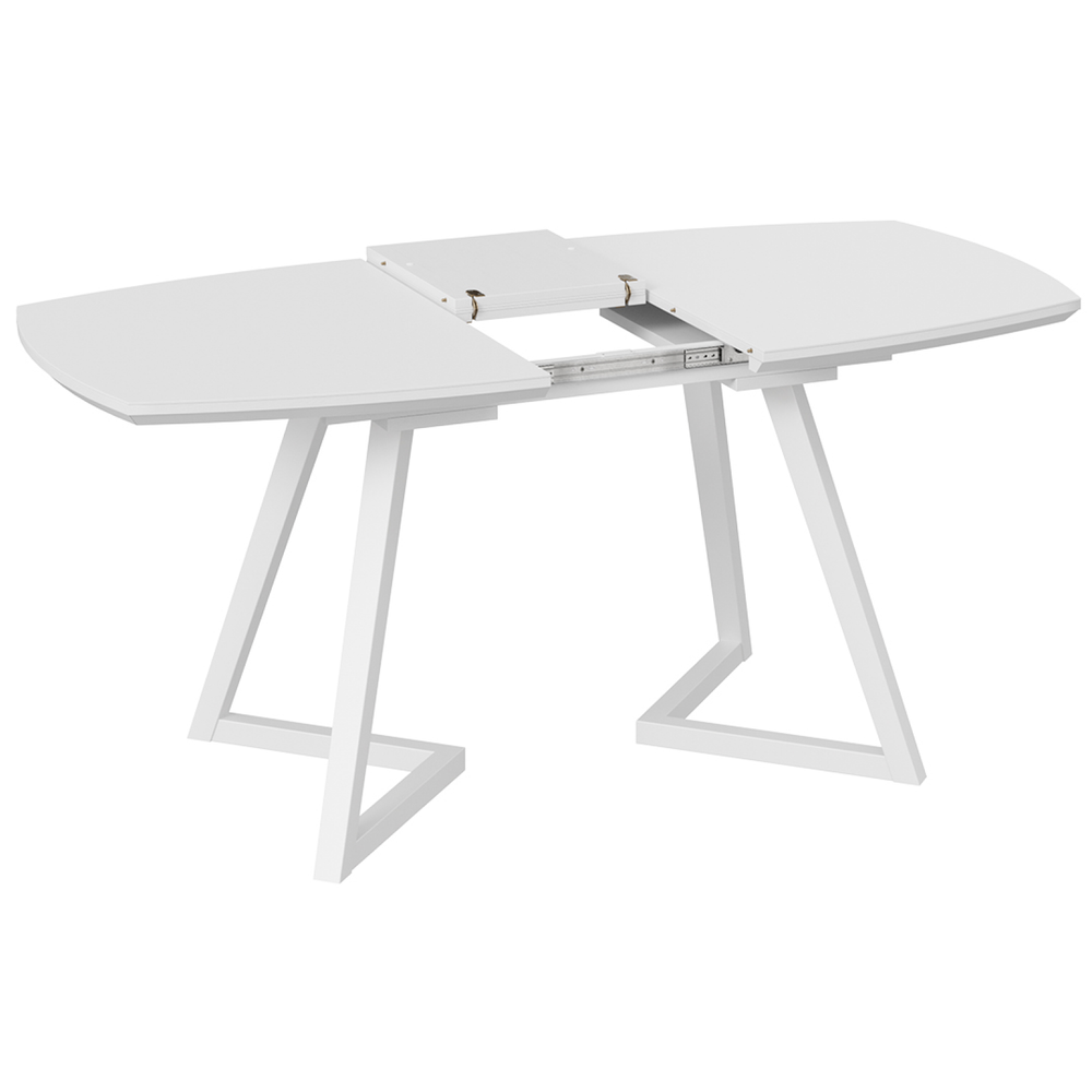 Стол обеденный TESCA 2, закаленное стекло, цвет белый матовый