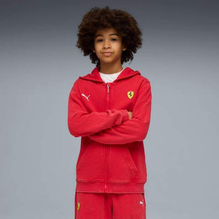 PUMA X SCUDERIA FERRARI СПОРТИВНАЯ ТОЛСТОВКА С КАПЮШОНОМ SPORTSWEAR, КРАСНЫЙ
