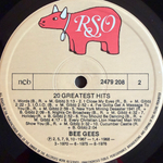 Bee Gees ‎– 20 Greatest Hits (Скандинавия 1978г.) Т