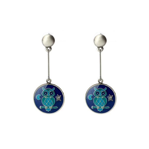 Серьги Clara Bijoux сова A35535.15.TC BL
